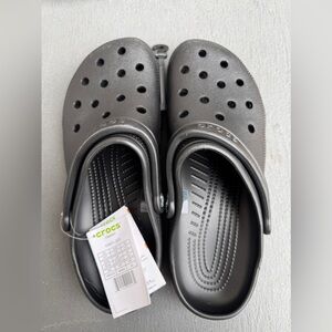NEW WITH TAG Black Crocs
